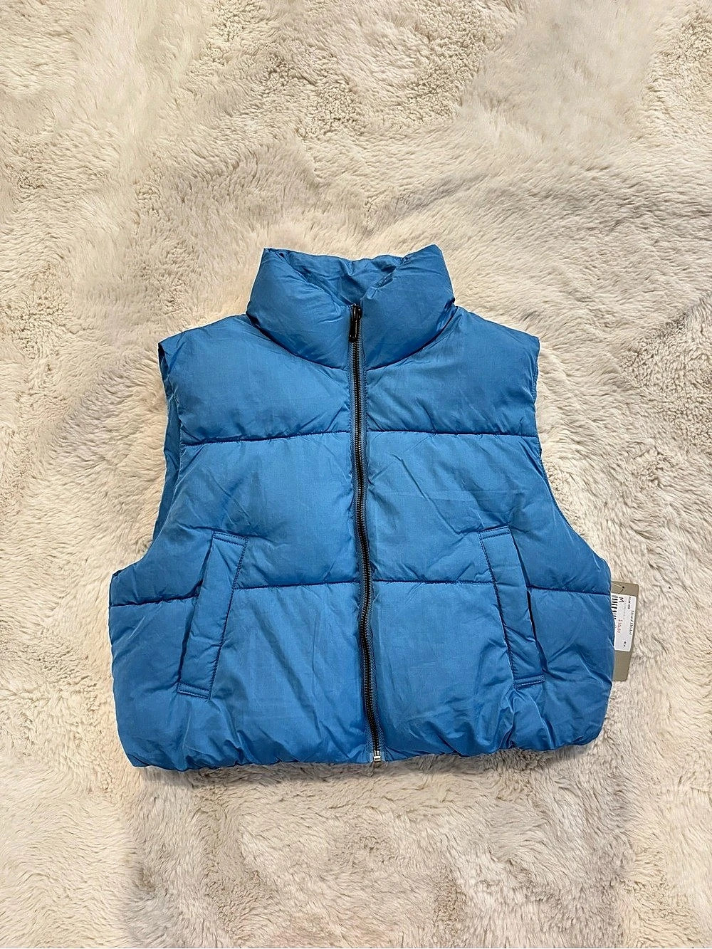 Lizard Thicket C.M.3 Outfitters Blue Puffer Vest Size M Like New